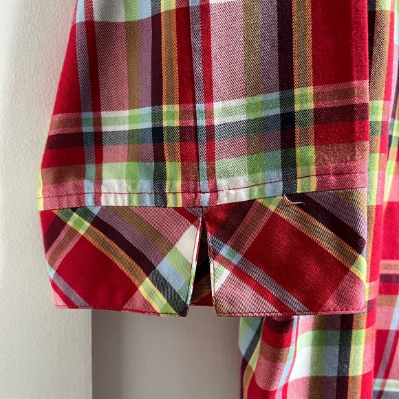 Allison Daley Plaid Blouse  14 P - Picture 8 of 12